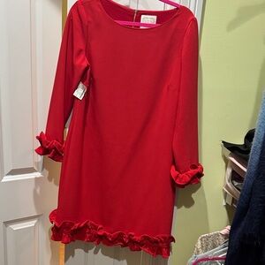 Sail to Sable Red Dress
